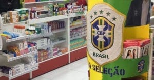 Cimed veste pontos de venda de verde e amarelo