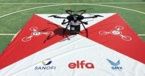 Entregas com drones são nova aposta da Sanofi e Grupo Elfa