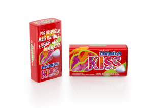 Mentos Kiss ganha embalagens colecionáveis com frases divertidas