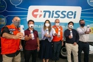Farmácias Nissei doam mais de 5 toneladas de álcool gel ao Governo do Estado