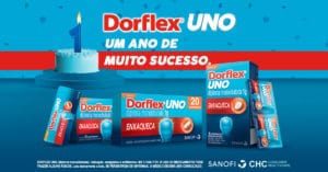 Dorflex Uno comemora um ano no mercado como o maior lançamento de medicamentos isentos de prescrição no Brasil em 2020