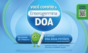Nova campanha de doação de filtros de água de Enterogermina em parceria com RaiaDrogasil e Pague Menos