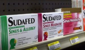 FDA definiu que a fenilefrina é ineficaz como descongestionante nasal