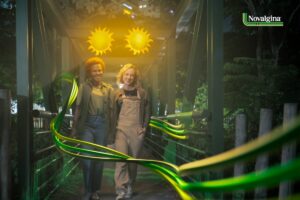 Novalgina apresenta nova campanha com visual moderno e o sol como elemento principal