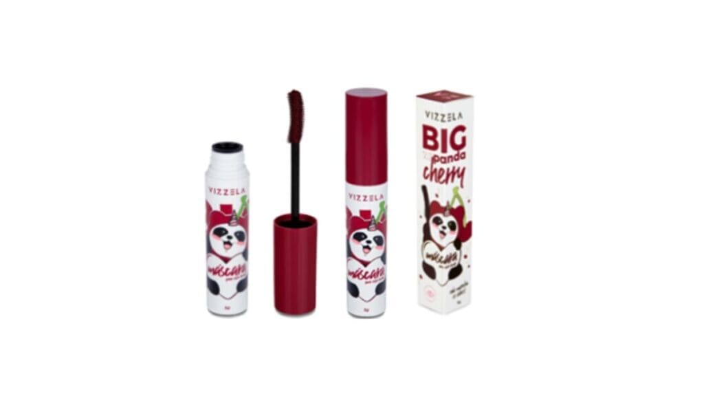 mascara-de-cilios-big-no-panda-cherry-da-vizzela-na-cor-bordo