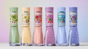 Dailus lança linha de esmaltes em cores claras Funky Flower