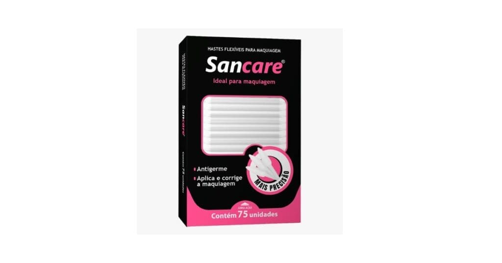 Novidade da Sanfarma, uma extensão da linha Sancare, ajuda em retoques precisos e detalhes da maquiagem para diferentes ocasiões