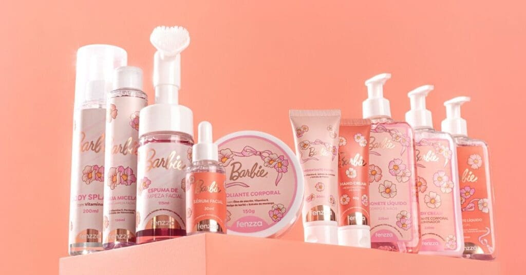 linha-de-produtos-skincare-e-bodycare-fenzza-em-parceria-com-mattel-barbie