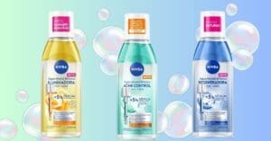 NIVEA lança água micelar com 5% de sérum e ativos de skincare