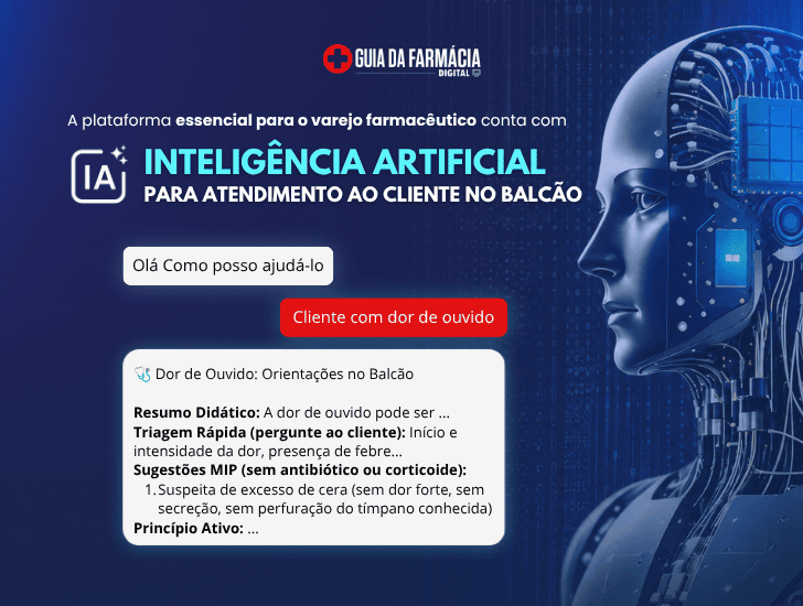 Nova aliada na farmácia: IA para orientar, agilizar e padronizar o atendimento